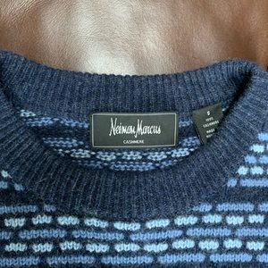 Blue-Striped Cashmere Sweater